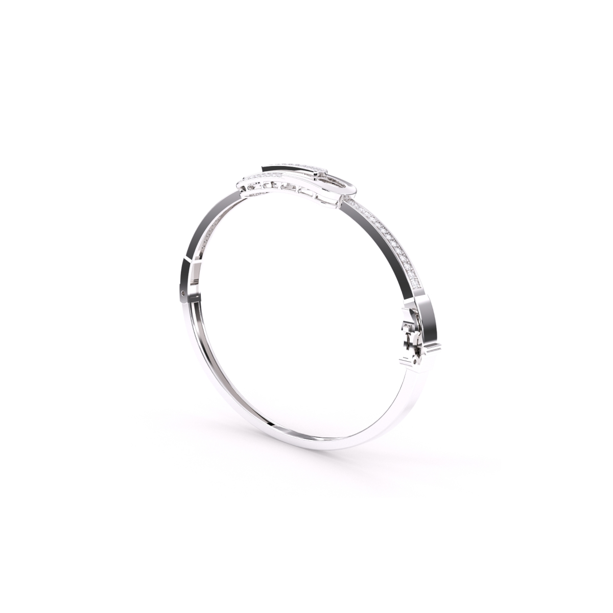Stylish Diamond Bangle Bracelet